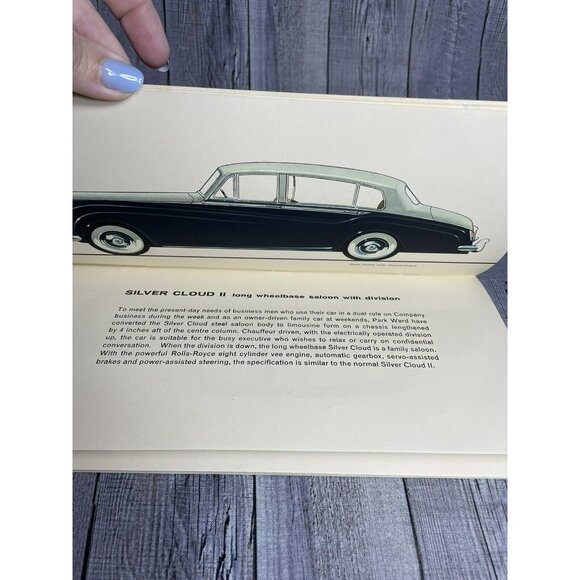 1960 ROLLS ROYCE & BENTLEY DLX DOUBLE COLOR BROCHURE 36-pgs CUSTOM COACHWORK - Picture 10 of 16